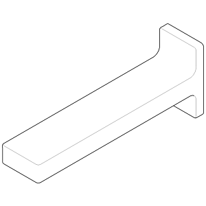 Dornbracht outlet wall 190 mm 091196002-00 chrome