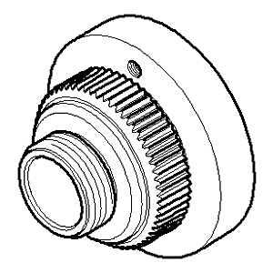 Dornbracht locking socket holder 091212051-47 091212051 D.35 x 26.5 mm Champagne