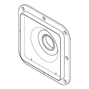 Dornbracht Aufnahme Düsenmatte Sprit 09121220590 roh