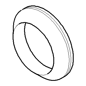 Dornbracht Dichtung Profil 35,0x25,5x7,5 09140300890 x D 25,5 x 7,5 mm