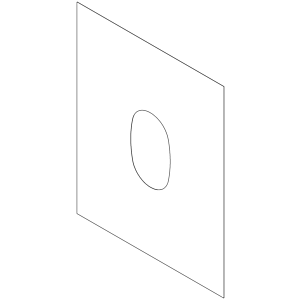 Dornbracht Di.Schlueter 300 x 240 oval 09140306990 240x35x35