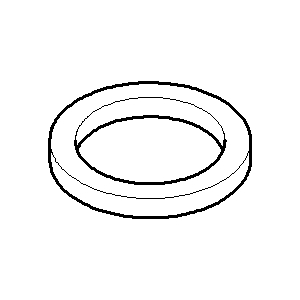 Dornbracht Dichtung 25,9x19,0x3,1 09140500190 25,9 x 19,0 x 3,1 mm