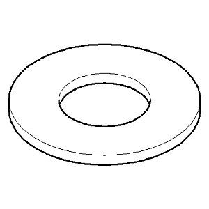 Dornbracht Dichtung 48,0x23,0x3,0 09140501290 48,0 x 23,0 x 3,0 mm