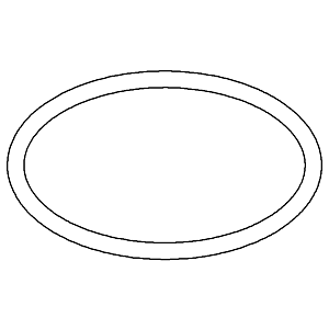 Dornbracht Joint torique 85 x 5 NBR70 09141007290 85,0 x 5,0 mm