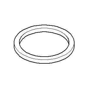 Dornbracht FI- Dichtung 26 x 21,5 x 2 mm 09142002590 091420025 26 x 21,5 x 2,5 mm