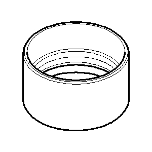 Dornbracht ring handle 091601012-00 15 mm chrome