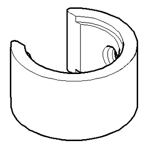 douchette à fourche Dornbracht - platine 091720014-06 platine mat