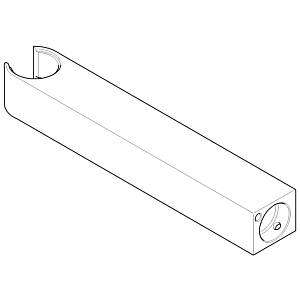 Dornbracht Halter 09172002620-06 09172002620 185 x 32 x 27 mm matt platinum