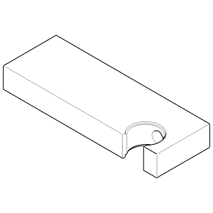 Dornbracht Halter - platin matt 091720042-06 platin matt