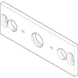 Dornbracht Halter JUST wall mount 09172019590 raw