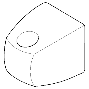 Dornbracht wall bracket 091791016-00 chrome