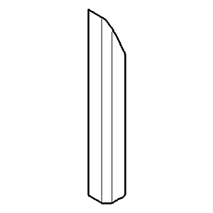 Dornbracht sleeve for pull rod 091840131-00 chrome