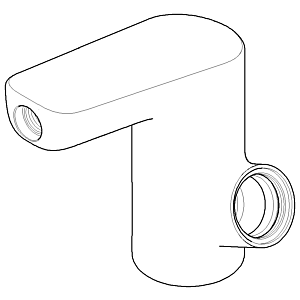 Dornbracht Körper Bidet-EHM 091990005-10 weiß matt