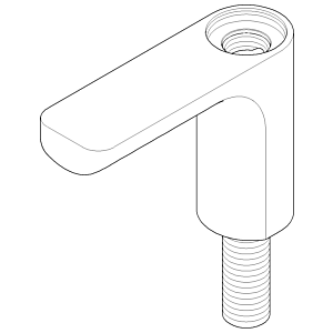 Dornbracht Körper 09199602910-00 chrom