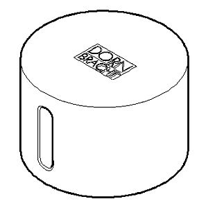 poignée Dornbracht vanne encastrée 092062027-00 chromé