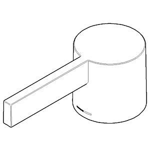 levier Dornbracht 47 mm WT- EHM - chr 092067003-00 140x90x90_chrom