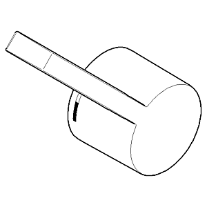 Dornbracht handle 092067010-00 092067010 34 x 110 x 40 mm chrome