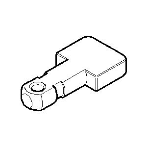 Dornbracht pull knob - 092071033-00 15x30x5_chrom