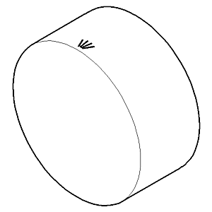 manche Dornbracht D60 mm 092074007-00 chromé