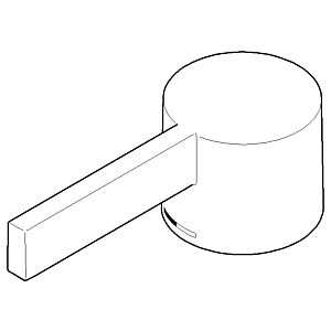 Dornbracht lever 092076001-00 chrome