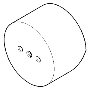 Dornbracht lower part UP-WT EHM - ch 092078050-00 chrome