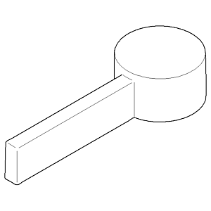 Dornbracht Hebel MEM 092078057-06 platin matt