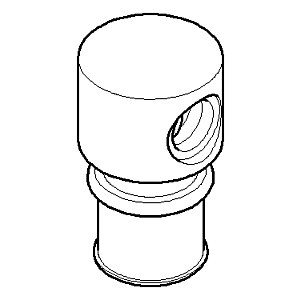 Dornbracht handle element side part 092082000-08 platinum