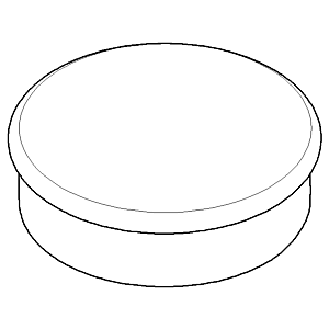 Dornbracht DREHGRIFF,W-ABL.OPUS - pl 092082060-06 platin matt