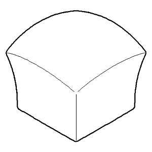 Dornbracht poignée Square chromé 092091004-00 32,5 mm chromé