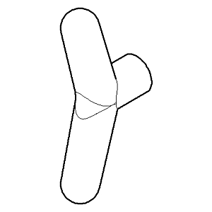 Dornbracht poignée 092094001-00 chromé