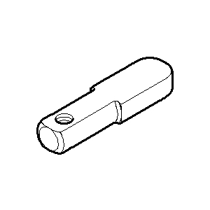 Dornbracht pull knob - 092096005-00 45 x 20 x 7_chrom