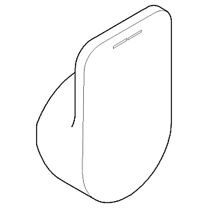 Dornbracht poignée pour support de baignoire 092096010-00 092096010 45 x 28 x 77,5 mm chromé