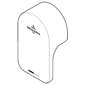 Dornbracht handle for shower wall 092096011-33 092096011 50 x 29 x 85 mm matt black