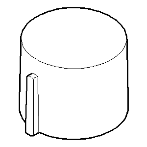 Dornbracht handle - matt platinum 092097030-06 matt platinum