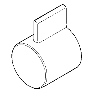 poignée Dornbracht - platine mat 092098002-06 platine mat