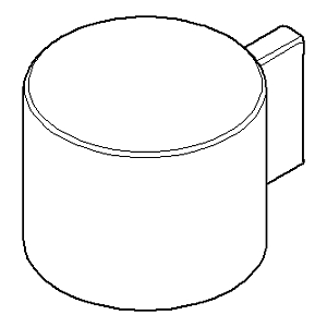 Dornbracht poignée avec nez Symetrics 092098003-00 chromé