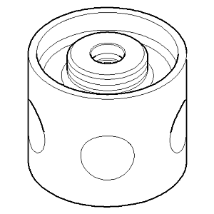 Dornbracht Gr. À travers la série chromé 092099003-00 mm chromé