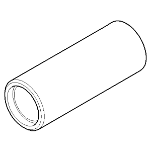 Dornbracht Hülse platin matt 092102011-06 mm Platin gebürstet