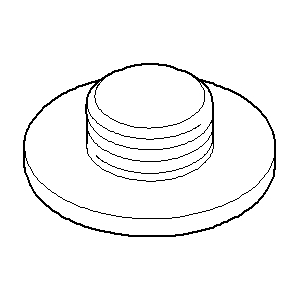 Dornbracht Deckel 092102028-06 platin matt
