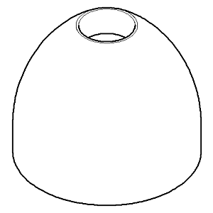 Dornbracht hood M32x1.5 Dreamscape+Drea 092102068-00 chrome