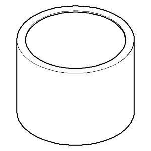 Dornbracht manchon Therm. 092102113-00 chromé