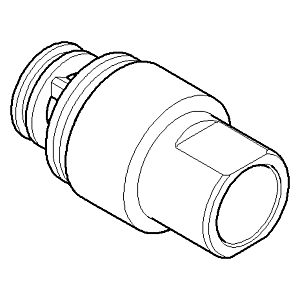 conversion Dornbracht 09213408120-00 09213408120 D.30 x 56 mm chromé