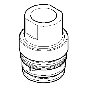 Dornbracht Kopfstueck für Umschalter 092134084-47 champagne