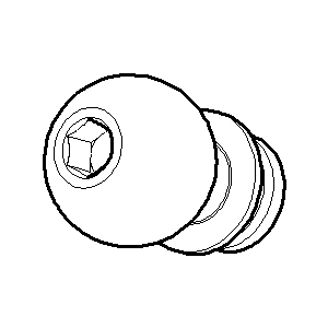 Dornbracht ball ball joint bidet - 092140007-00 40x30x25_chrom