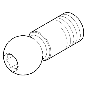 Dornbracht ball,sbr 2000 /2npt om - 092140016-00 chrome