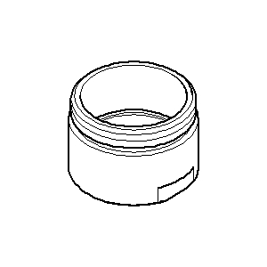 boîtier d&#39;aérateur Dornbracht 092301022-06 M 18 x 2000 -AG TT-platine mat