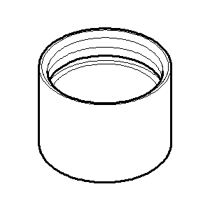 Dornbracht boîtier d&#39;aérateur M22x 092301060-00 chromé