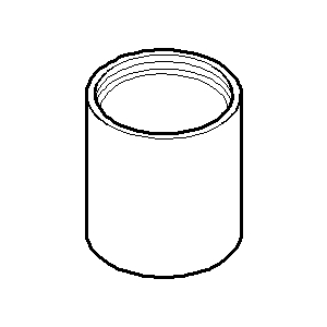 Dornbracht Luftsprudler-Gehäuse M16x 092301067-00 chrom