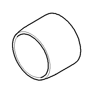 Dornbracht Luftsprudler-Gehäuse M22x 092301119-06 platin matt