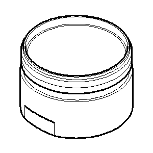 Dornbracht Luftsprudler-Gehäuse 092301121-00 chrom